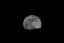 Nuit précieuse - Photo de la lune par Sandra Andréa Papot
