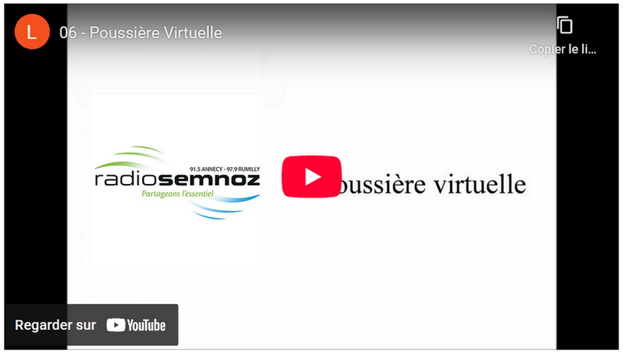 replay de l'émission "Poésie en Pays de Savoie" sur Youtube [nouvel onglet]
